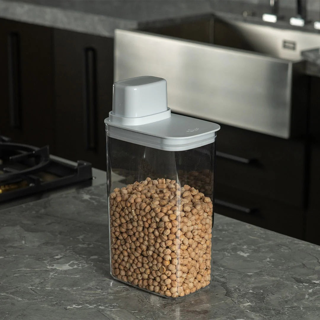 Pote Hermético con Medidor 2.3L Drop – Conserva Alimentos, Ideal para Cocina Organizada