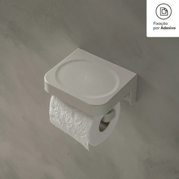 Porta Papel Higiénico Adhesivo Eleve Beige – Sin Taladro y Diseño Minimalista