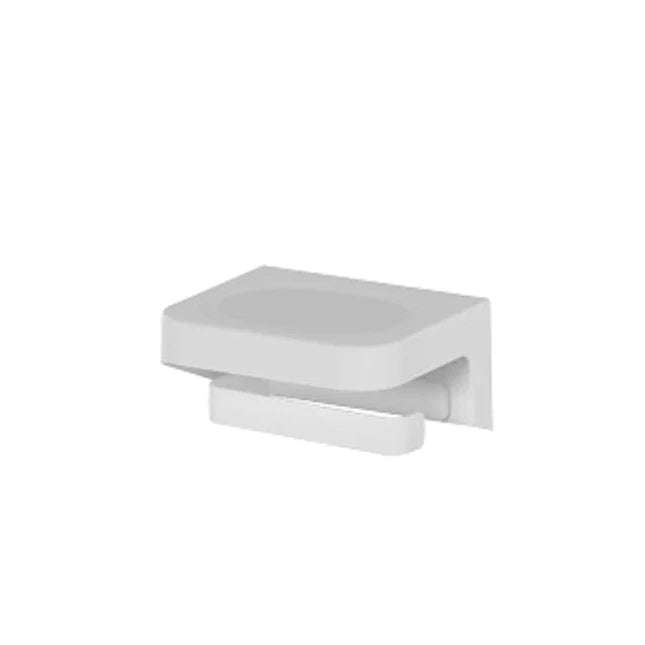 Porta Papel Higiénico Adhesivo Eleve Blanco – Sin Taladro y Diseño Minimalista