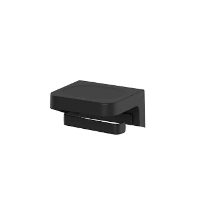 Porta Papel Higiénico Adhesivo Eleve Negro – Sin Taladro y Diseño Minimalista