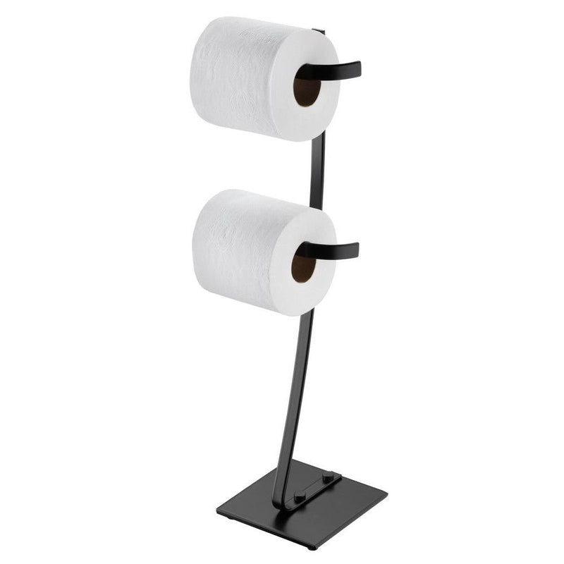 Porta papel higienico Evolucione piso doble negro