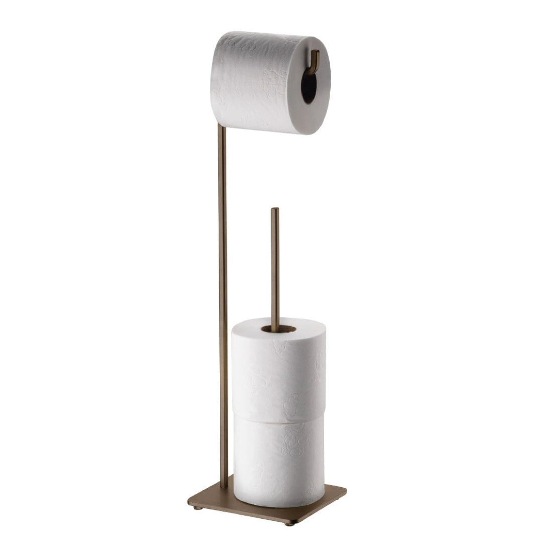 Porta papel higiénico Quadrata café