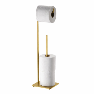 Porta papel higiénico Quadrata dorado