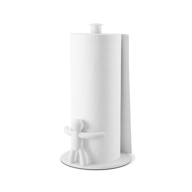 Porta papel toalla de cocina Buddy blanco