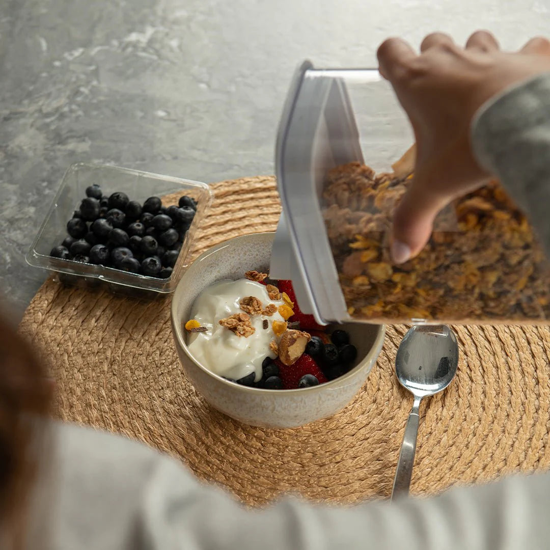 Pote Hermético con Medidor 1.5L Drop – Conserva Alimentos, Ideal para Cocina Organizada