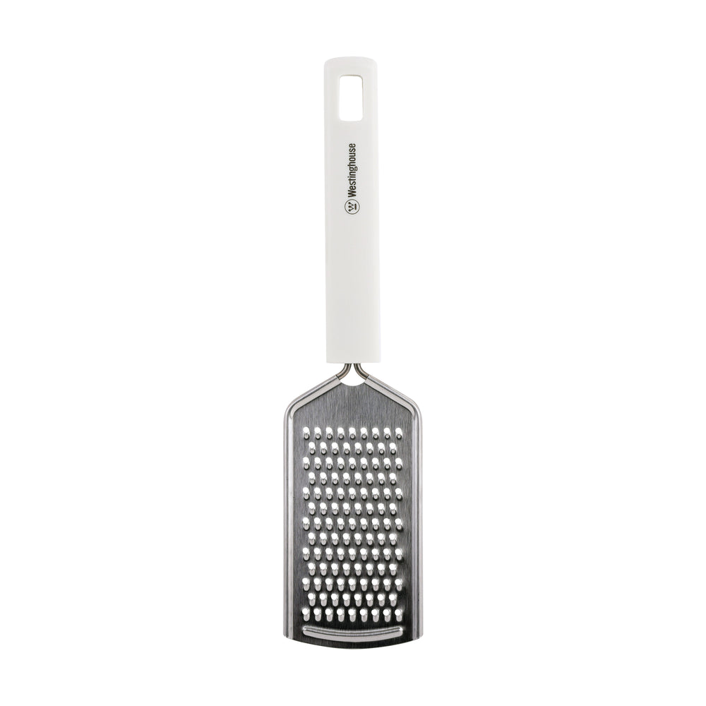 Rallador acero inoxidable blanco - Corte Fino y Mango Ergonómico