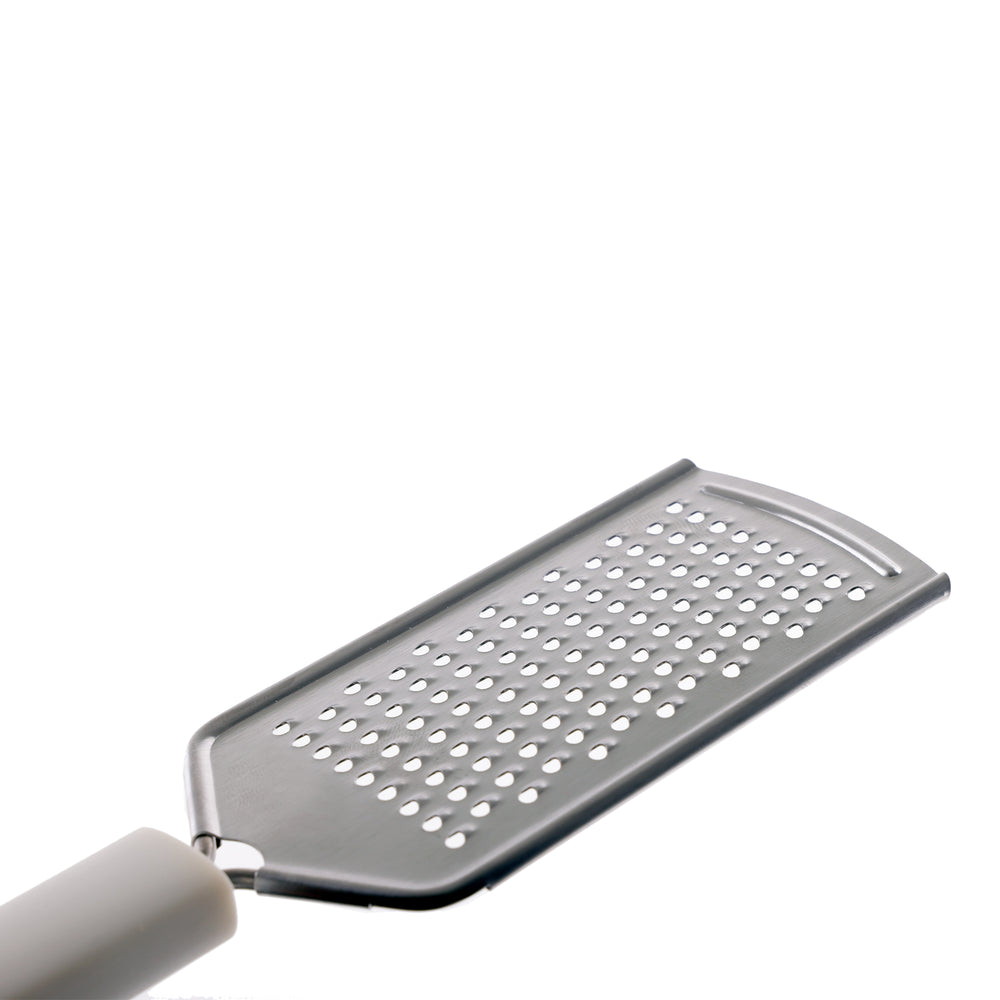 Rallador acero inoxidable blanco - Corte Fino y Mango Ergonómico