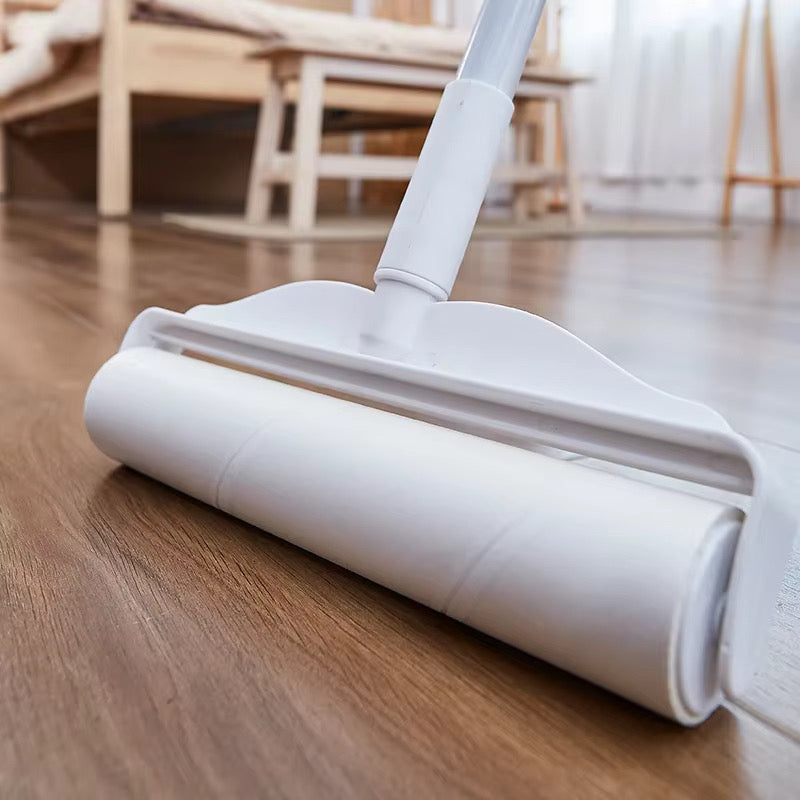 Roller XL Anti-Pelusa c/2 repuestos 100 hojas - Removedor de Pelos y Polvo para Piso, Sofá y Alfombra