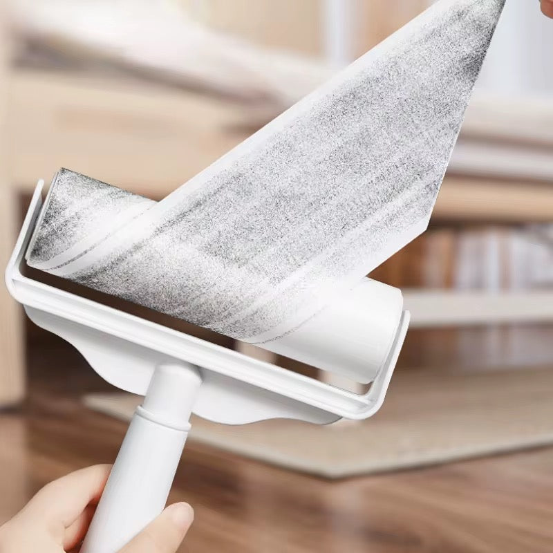 Roller XL Anti-Pelusa c/2 repuestos 100 hojas - Removedor de Pelos y Polvo para Piso, Sofá y Alfombra