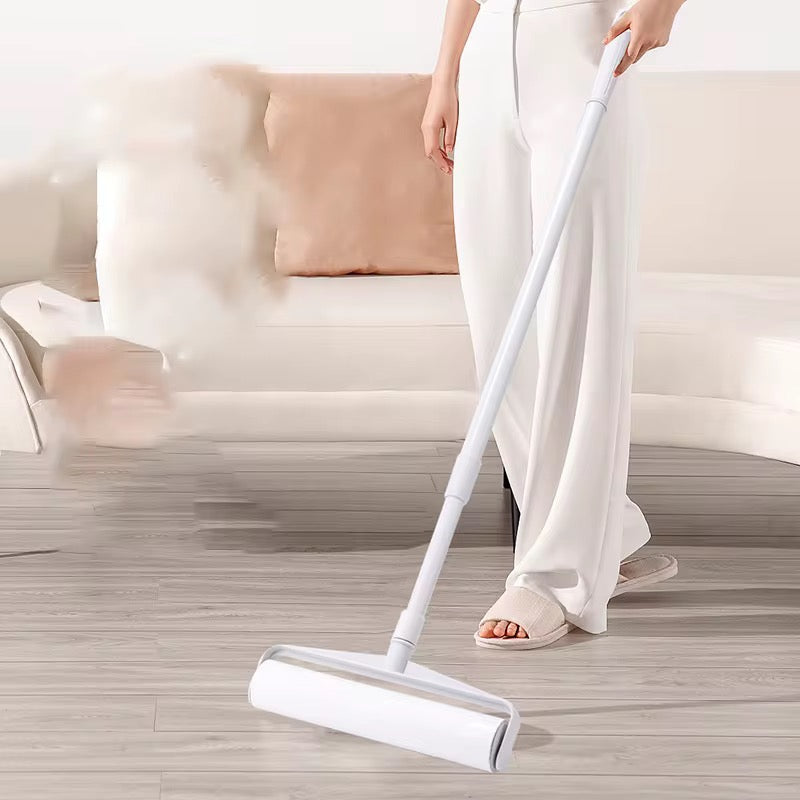 Roller XL Anti-Pelusa c/2 repuestos 100 hojas - Removedor de Pelos y Polvo para Piso, Sofá y Alfombra