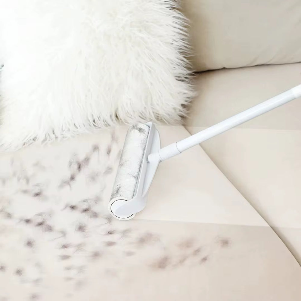Roller XL Anti-Pelusa c/2 repuestos 100 hojas - Removedor de Pelos y Polvo para Piso, Sofá y Alfombra