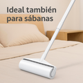 Roller XL Anti-Pelusa c/2 repuestos 100 hojas - Removedor de Pelos y Polvo para Piso, Sofá y Alfombra