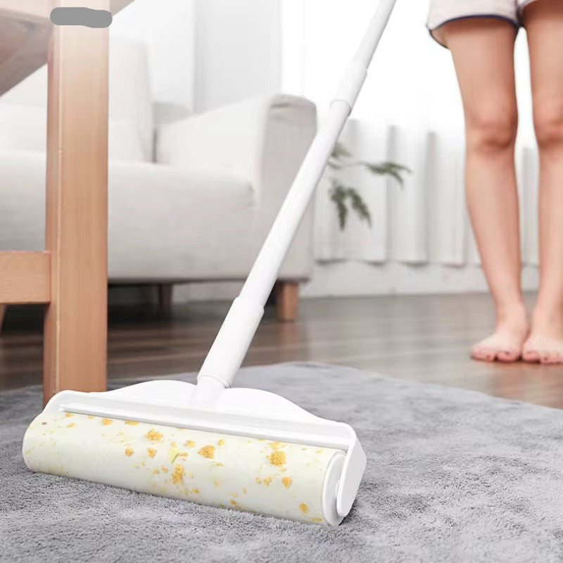 Roller XL Anti-Pelusa c/2 repuestos 100 hojas - Removedor de Pelos y Polvo para Piso, Sofá y Alfombra