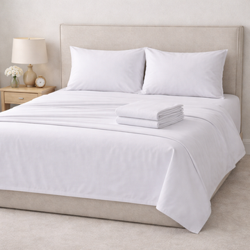 Sábanas Signature Collection (100% Algodón, 600 Hilos) - Blanco
