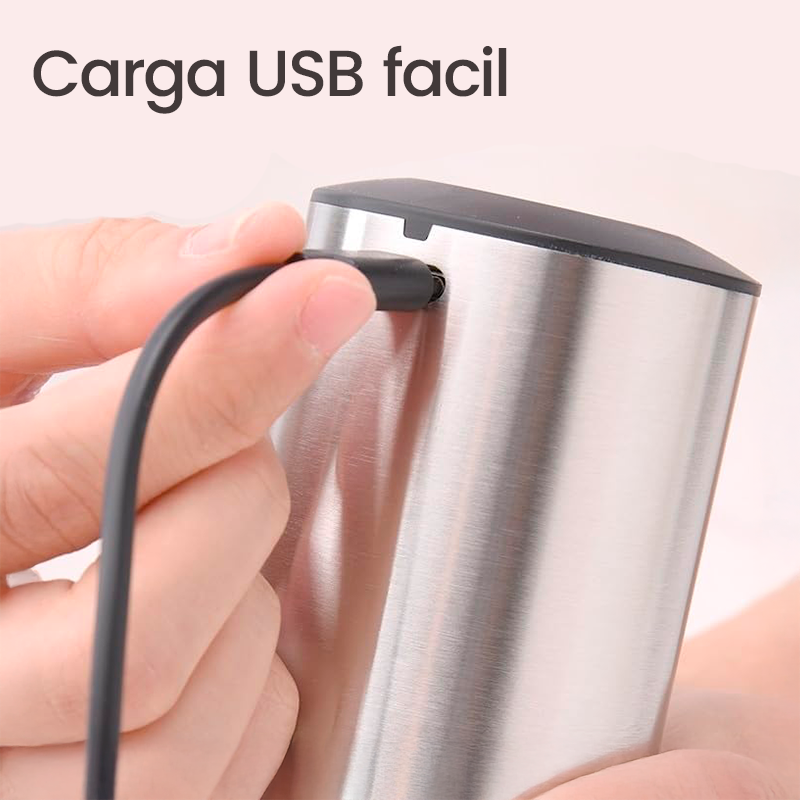 Sacacorcho eléctrico USB set de vino 4 en 1 acero inoxidable