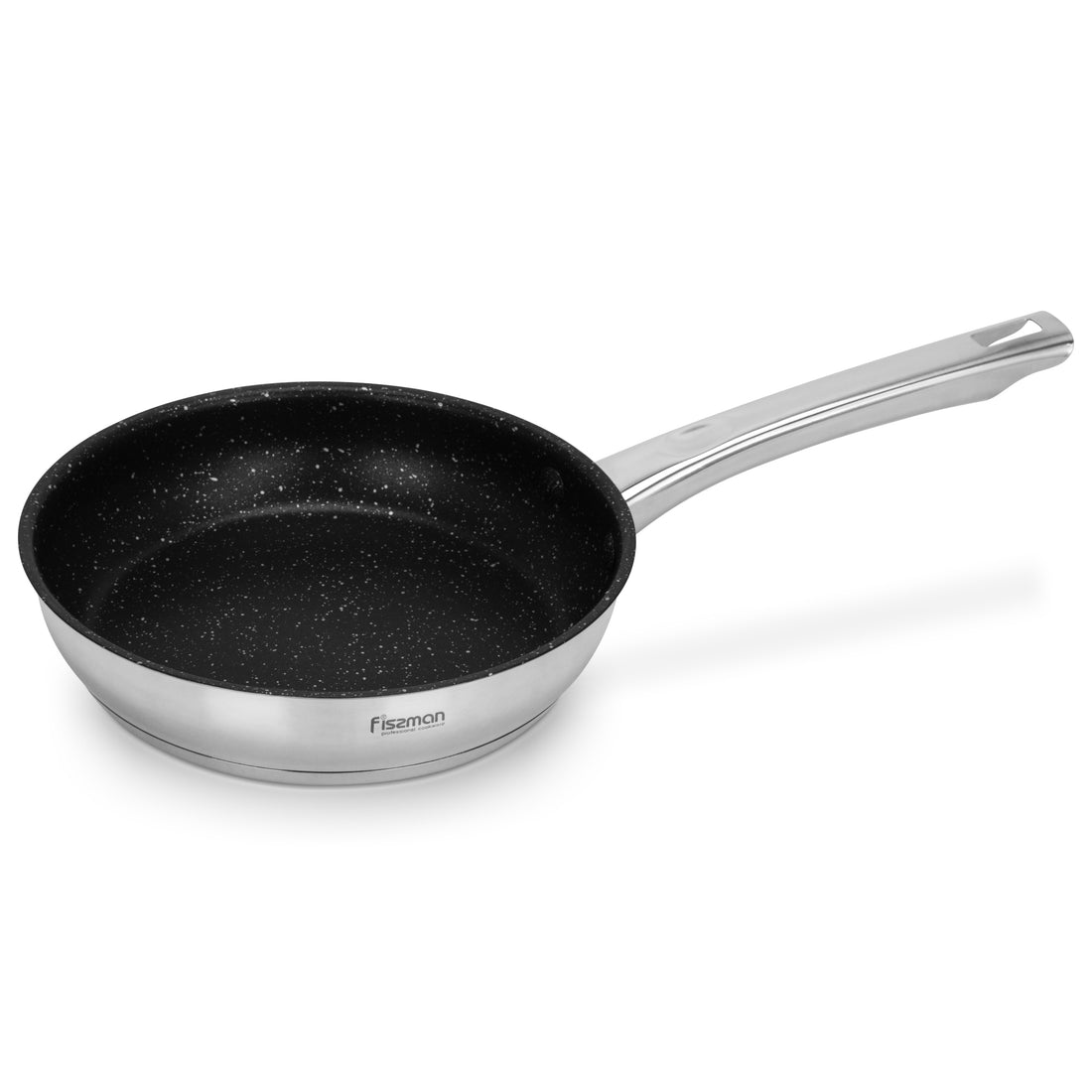 Sartén Antiadherente BioEcolonPro 20 cm de Acero Inoxidable – Ecológica y Compatible con Todo Tipo de Cocina | Serie Elia FISSMAN