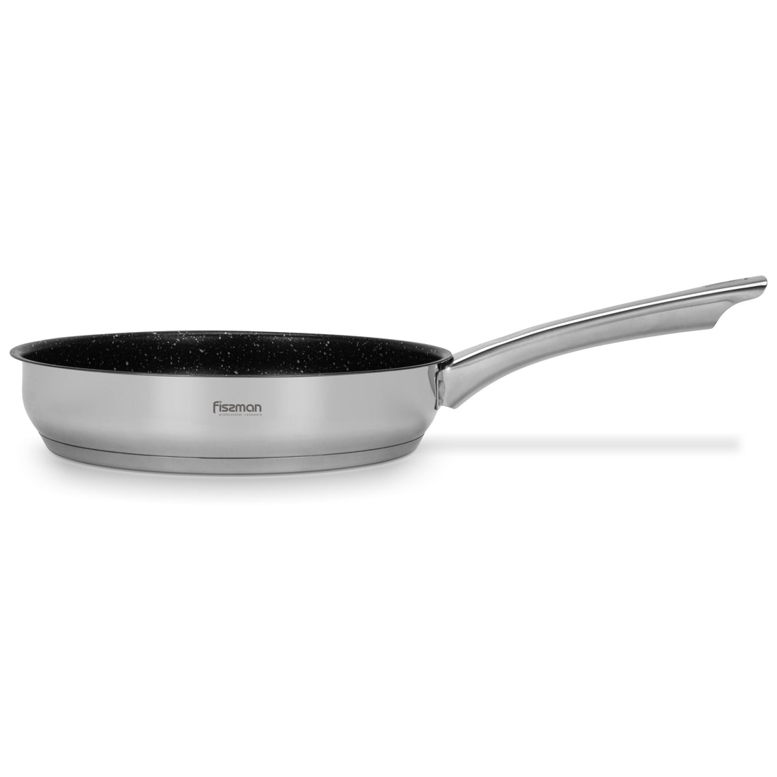 Sartén Antiadherente BioEcolonPro 24 cm de Acero Inoxidable – Ecológica y Compatible con Todo Tipo de Cocina | Serie Elia FISSMAN