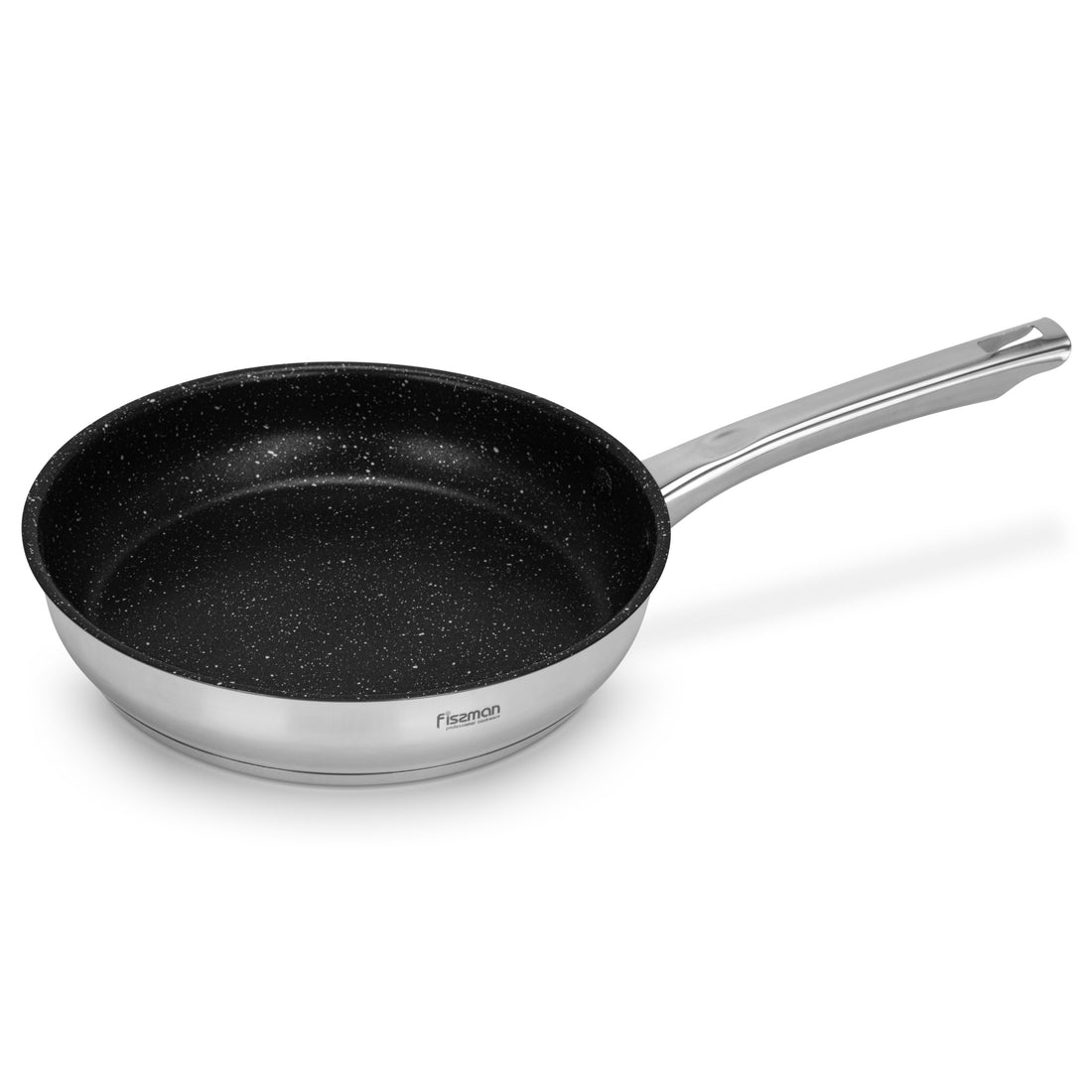 Sartén Antiadherente BioEcolonPro 24 cm de Acero Inoxidable – Ecológica y Compatible con Todo Tipo de Cocina | Serie Elia FISSMAN