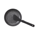 Sartén Antiadherente Black Marble 28cm con Espatula magnética – Inducción y Mango Cool-Touch