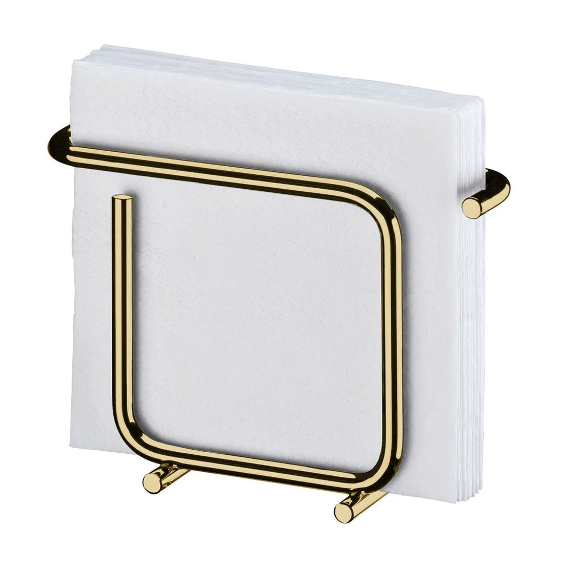 Servilletero Attuale vertical dorado