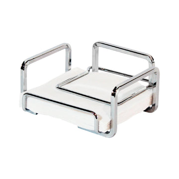 Servilletero Quadrata small plateado