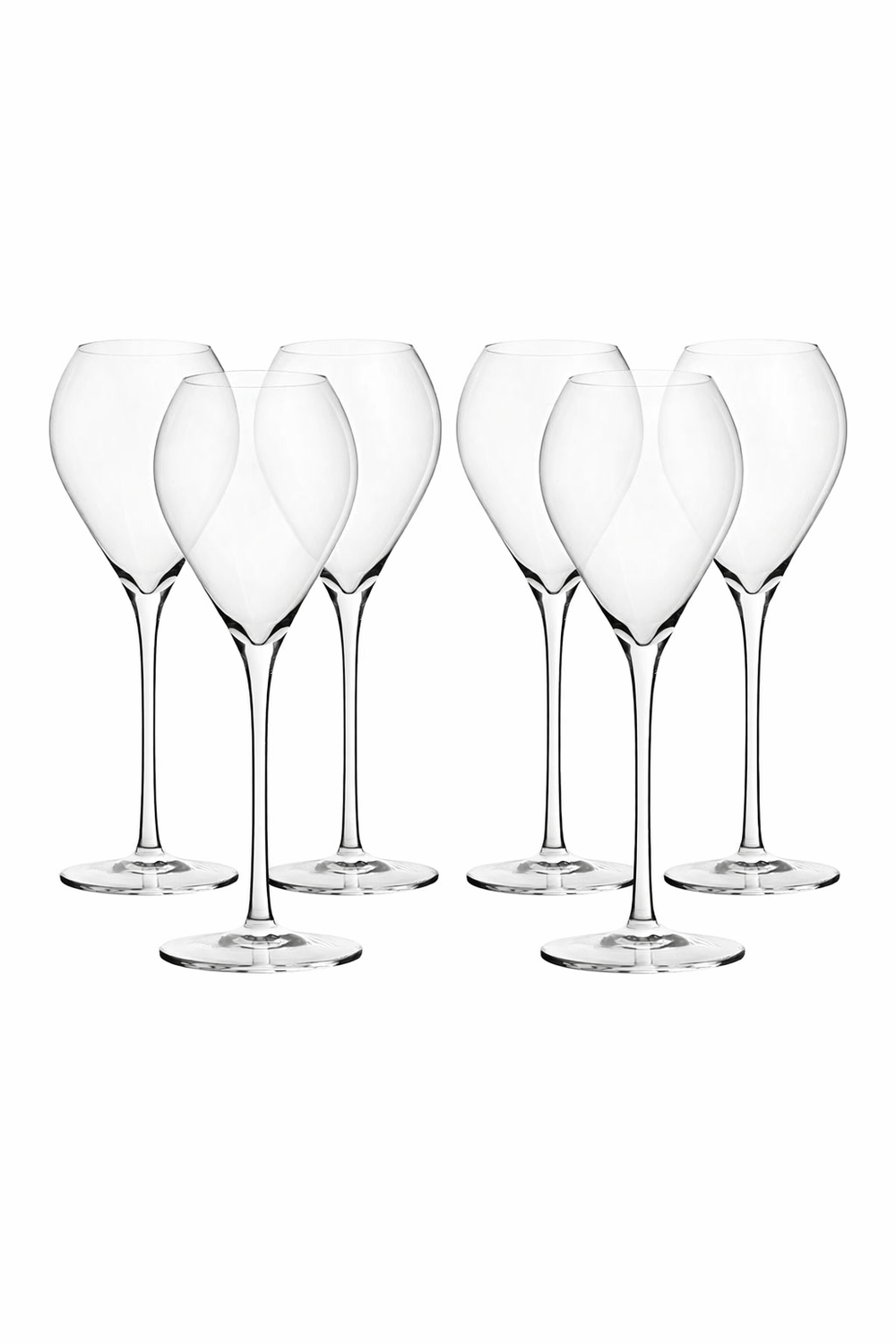 Set de 6 Copas Tulip Espumante Reserva Cristal Hechas a Mano 350ml
