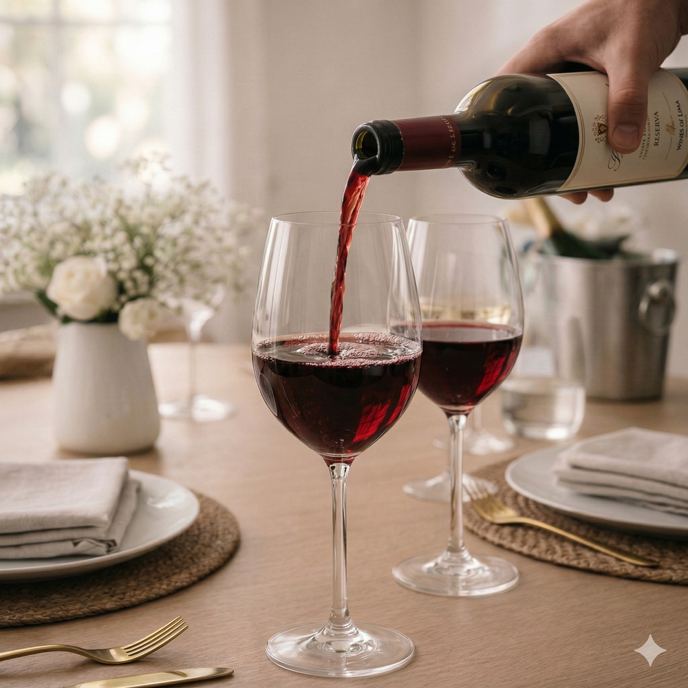 Set de 6 Copas Vino Tinto Reserva Cristal Premium 780ml