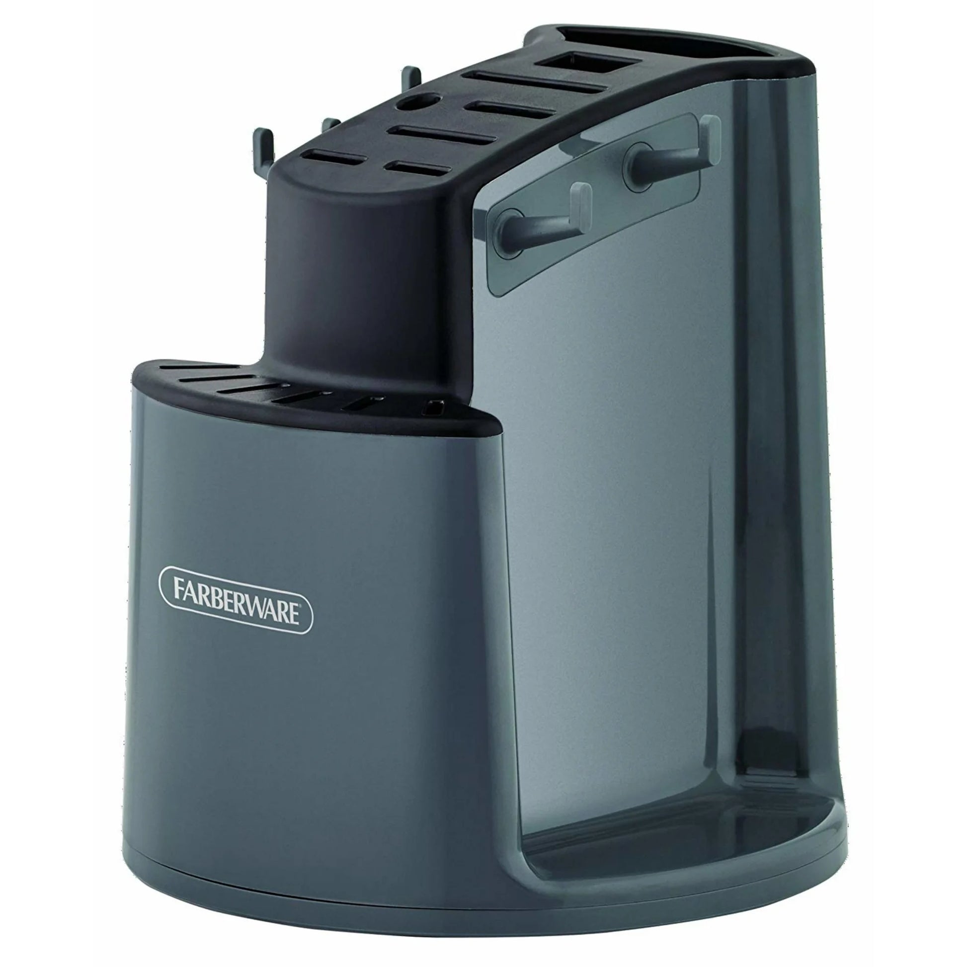 Set de Cuchillos y Herramientas con Carrusel Giratorio Spin-N-Store 30 Piezas - Acero Inoxidable y Almacenamiento Inteligente para Cocina Moderna