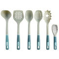 Set de Utensilios de Cocina 12 Piezas Spice – Madera, Nylon y Pote de Cerámica Savory Saffron