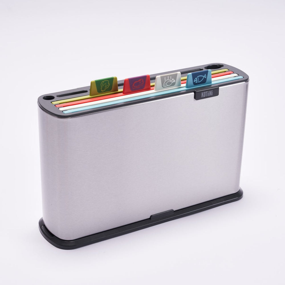 Set tablas de picar y porta cuchillos Index Plus – Organización Higiénica y Moderna - Colección Kala