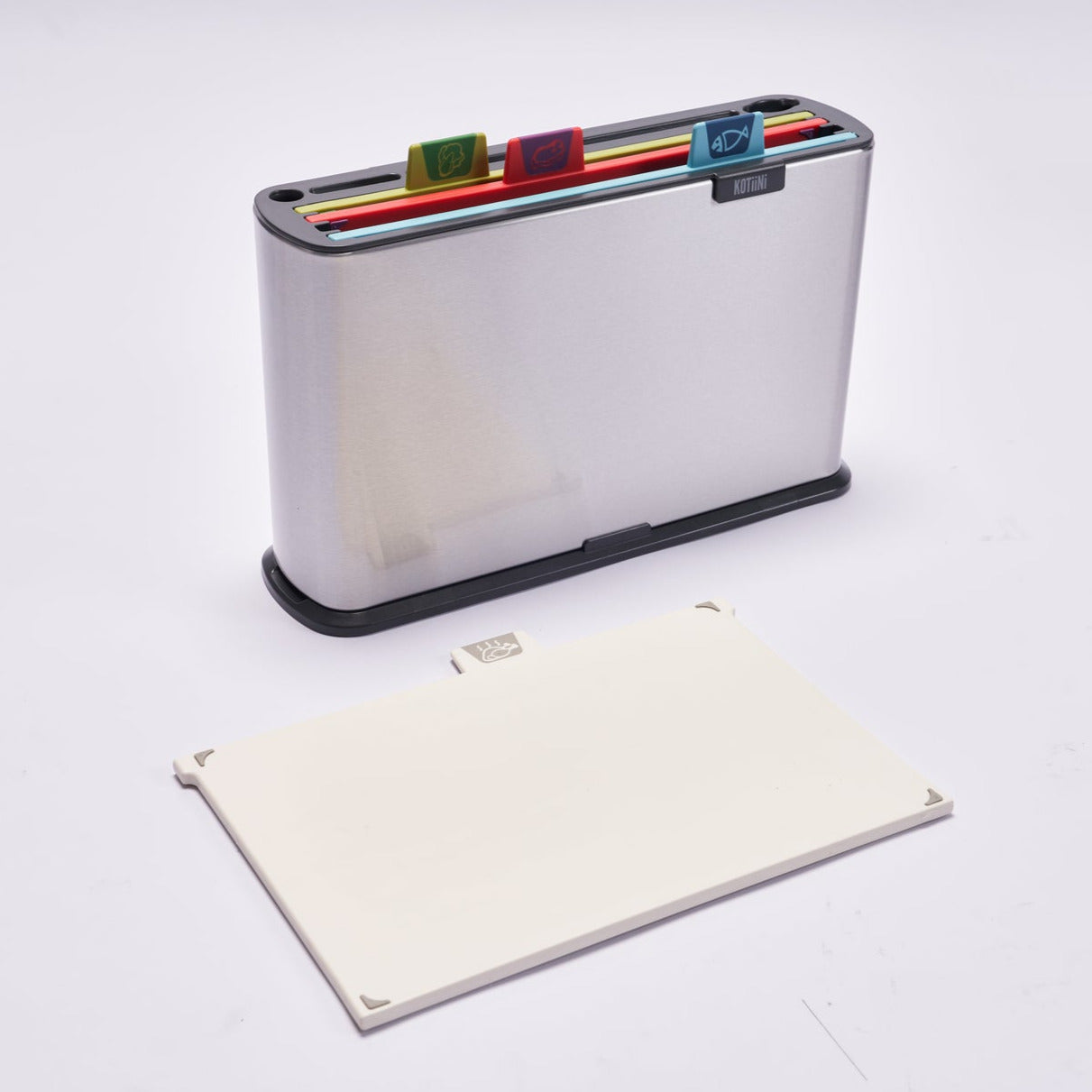 Set tablas de picar y porta cuchillos Index Plus – Organización Higiénica y Moderna - Colección Kala
