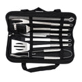 Set x 11 utensilios acero parrilla estuche