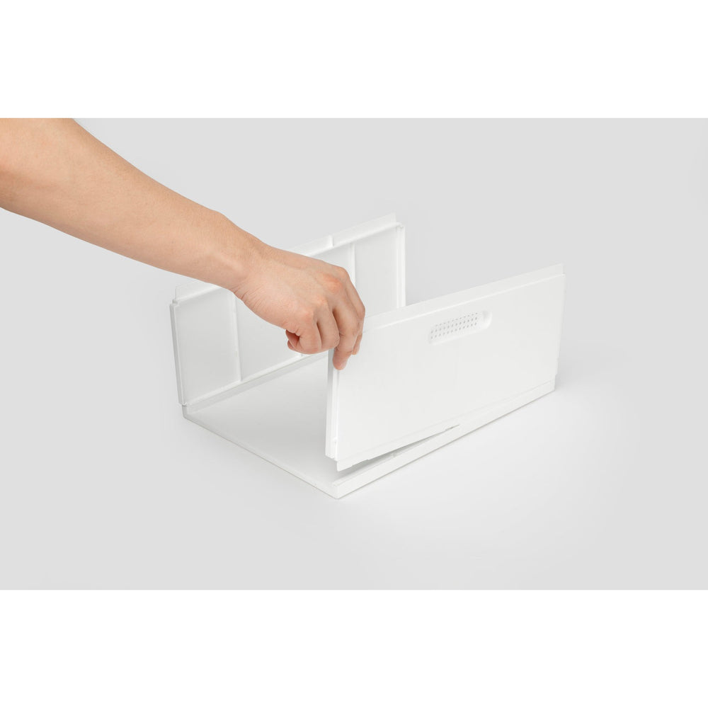 Set x 2 cajas organizadoras zapatos System blanco