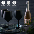 Set x 2 copas acero inoxidable negro mate 500ml - Irrompibles