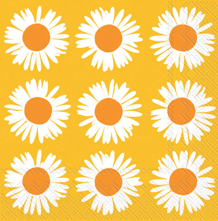 Set x 20 servilletas Auringonkukka yellow large de papel