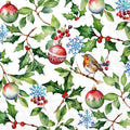 Set x 20 servilletas Christmas Holly cocktail de papel