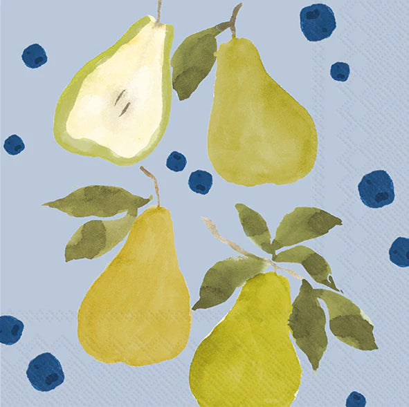 Set x 20 servilletas Pears cocktail de papel
