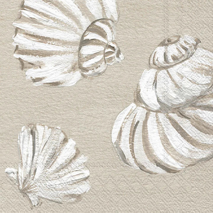 Set x 20 servilletas Shells cocktail de papel