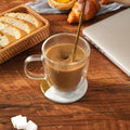 Set x 4 Tazas de Vidrio Doble Pared Verona 270ml – Para Café, Té, Postres y Más