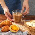 Set x 4 Tazas de Vidrio Doble Pared Verona 270ml – Para Café, Té, Postres y Más
