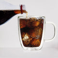 Set x 4 Tazas de Vidrio Doble Pared Verona 400ml – Para Lattes, Infusiones, Jugos y Más