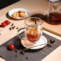 Set x 4 Tazas de Vidrio Doble Pared Verona 400ml – Para Lattes, Infusiones, Jugos y Más