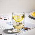 Set x 4 Vasos de Vidrio Doble Pared Verona 300ml – Para Café, Jugos, Cócteles y Más