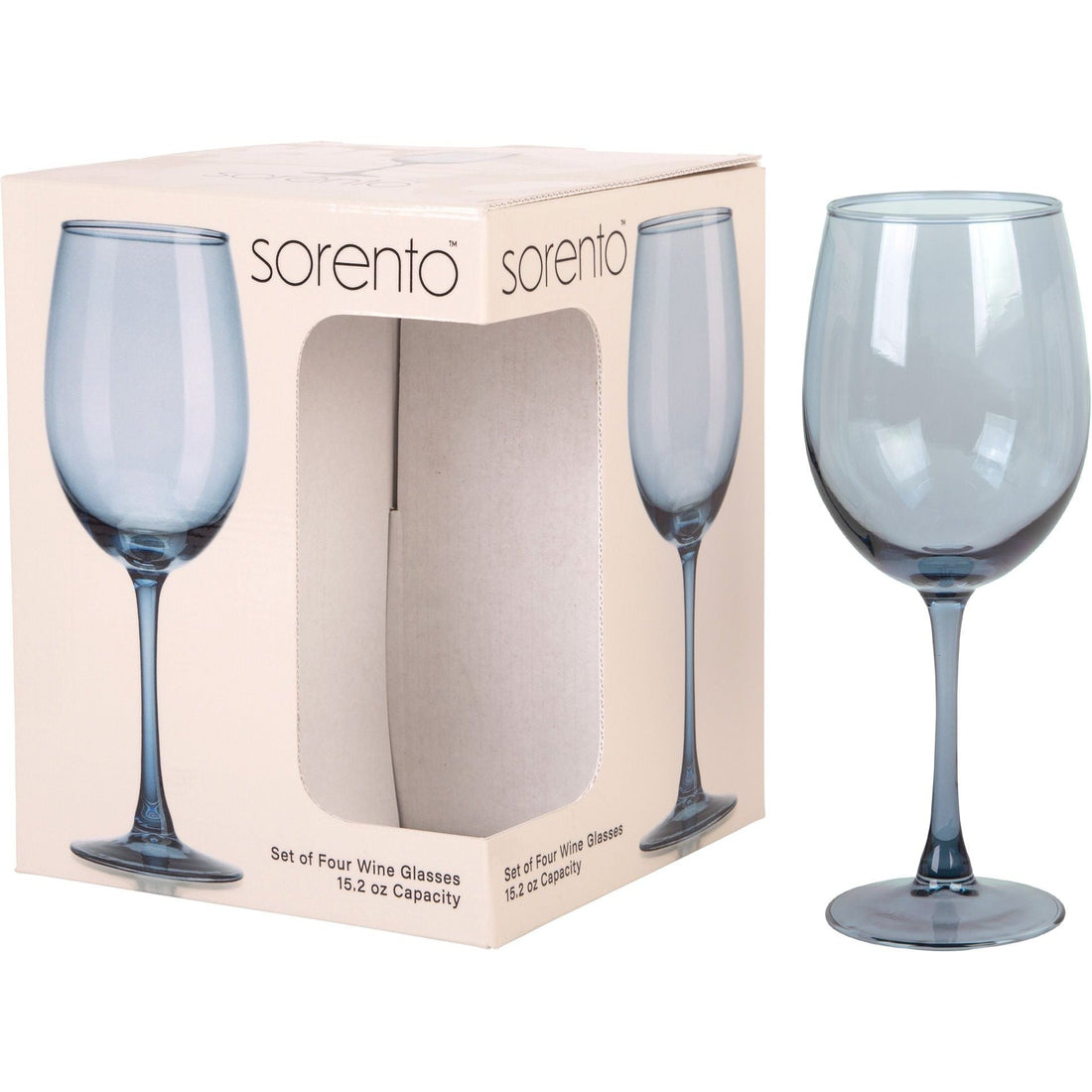 Set x 4 copas vino Sorento azul 443ml