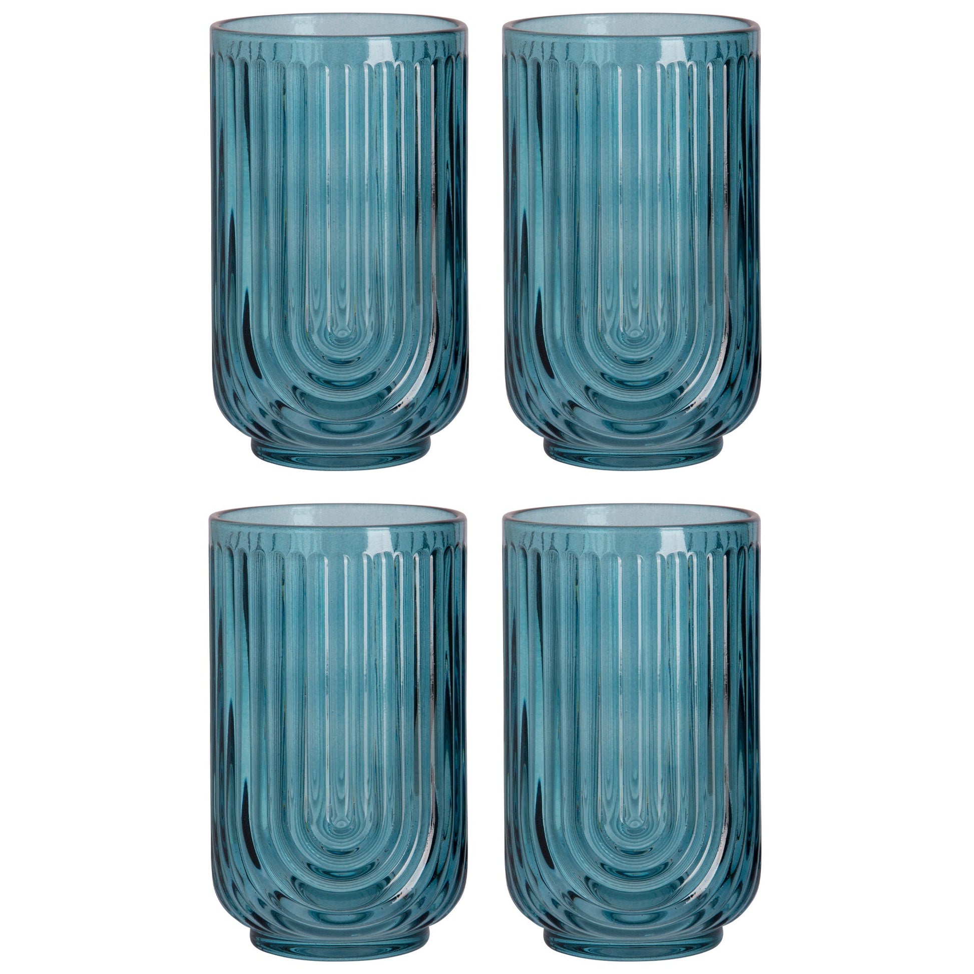 Set x 4 vasos Apollo azul 503ml