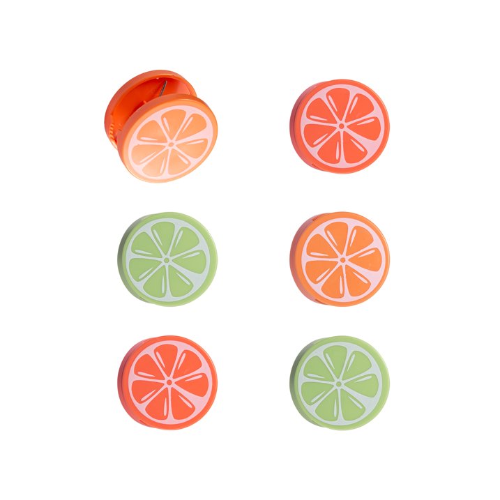 Set x 6 Clips para bolsas Citrus