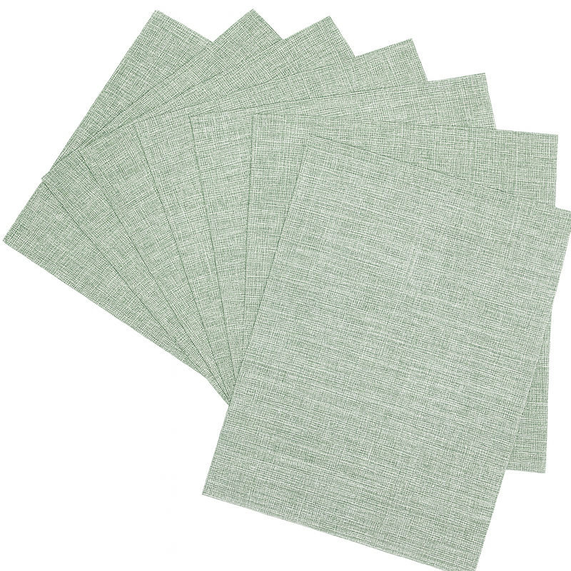 Set x 6 individuales Harrington de vynil celery
