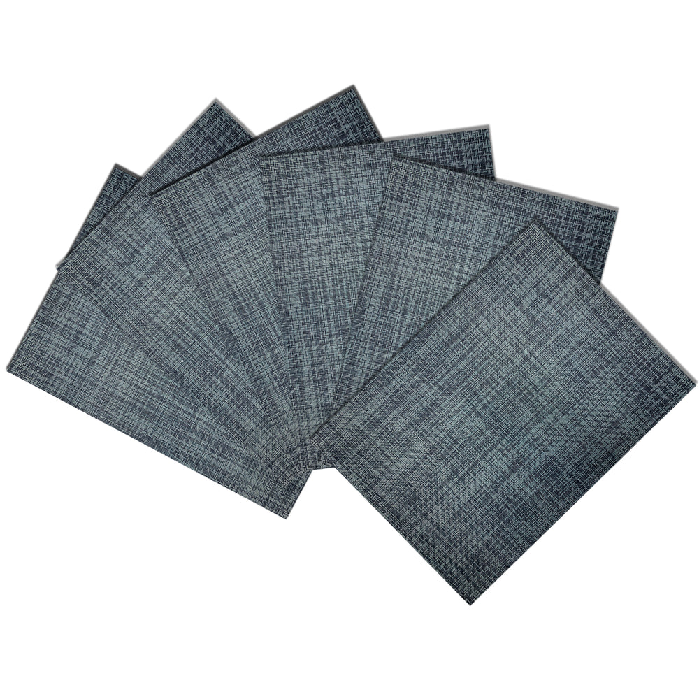 Set x 6 individuales Harrington de vynil navy