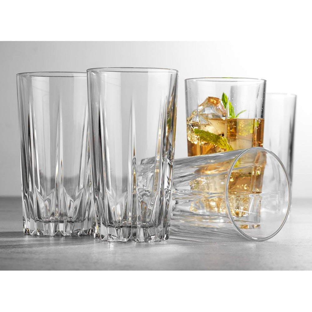 Set x 6 vasos Clarity Diamante 443 ml