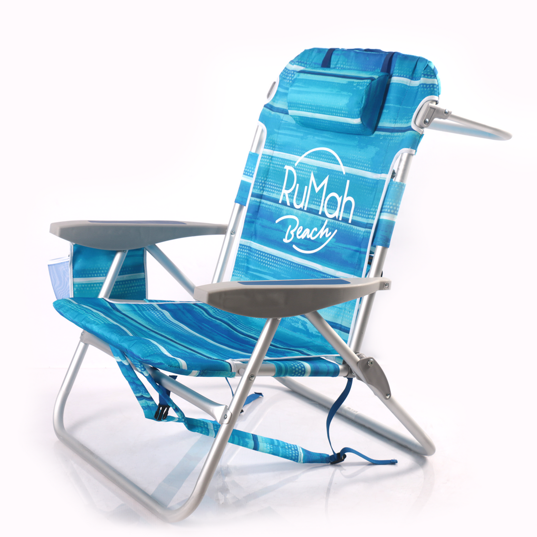 Silla playa plebagle mochila 5 posiciones sea